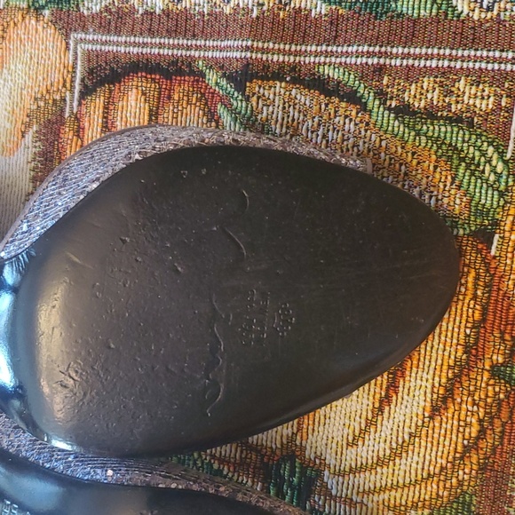 👠 Nina Fern GM Pewter Glitter 2" 8m heels - Picture 5 of 12